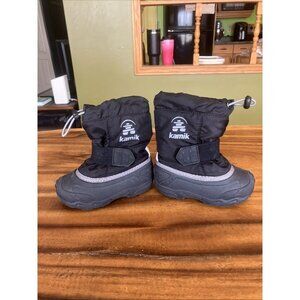Kamik  Flynn Toddler Size 7 Snowbug Winter Snow Boots